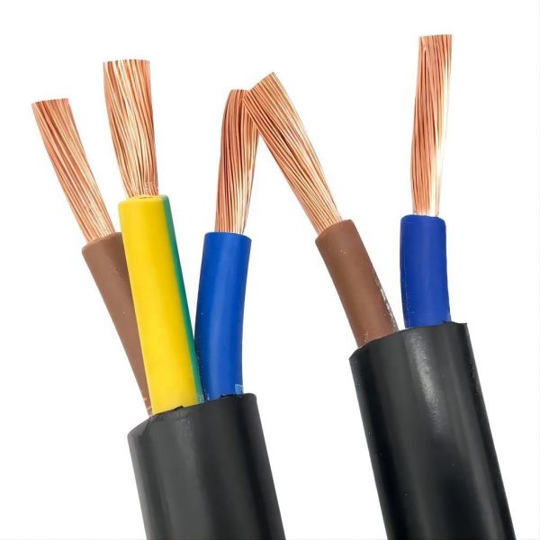 Industrial RVVP 300/500V Rated Voltage Flame Retardant PVC Sheathed Cable with Oxygen-Free Copper Conductor for Home Appliances