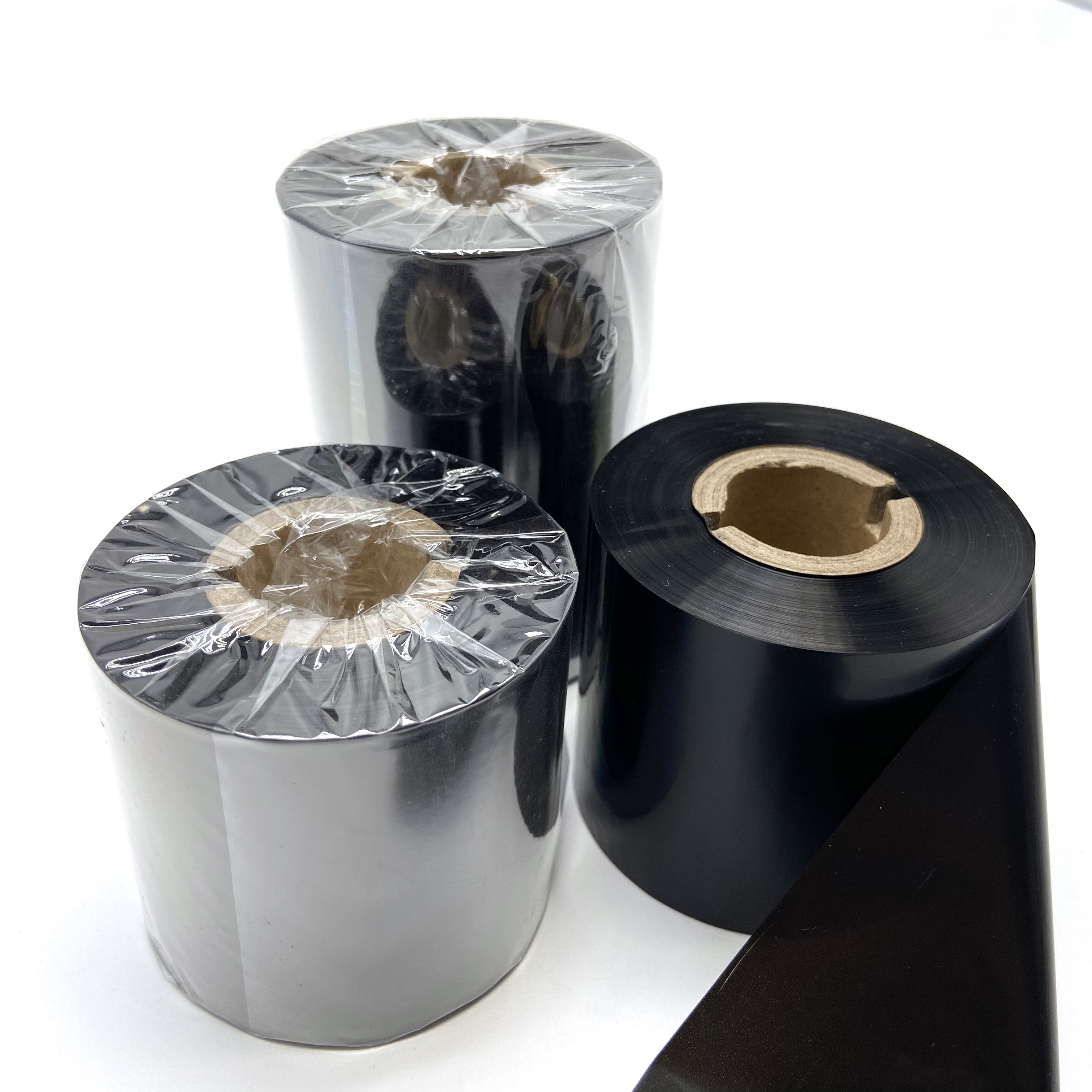 Black Enhanced Thermal Wax Resin Ribbon Compatible With Zebra Printers