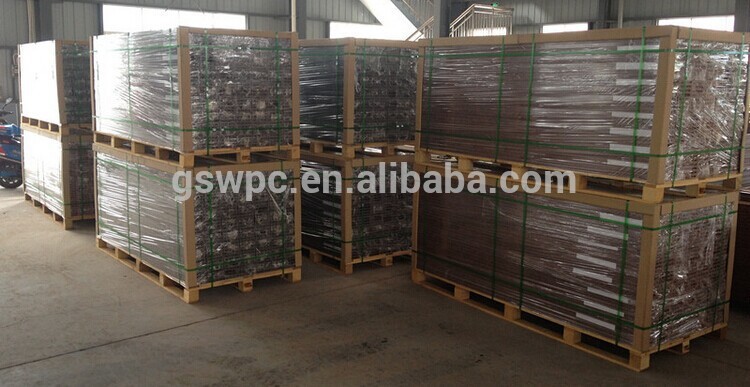 Temporary Wood Plastic Composite Flooring 205 X 20MM Fireproof Wpc Wall Panel Outdoor