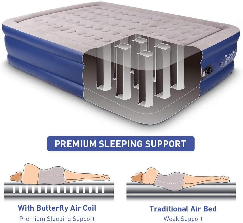 Bedroom Furniture Inflatable Air Mattresses OEM Self Inflating Camping Mattress