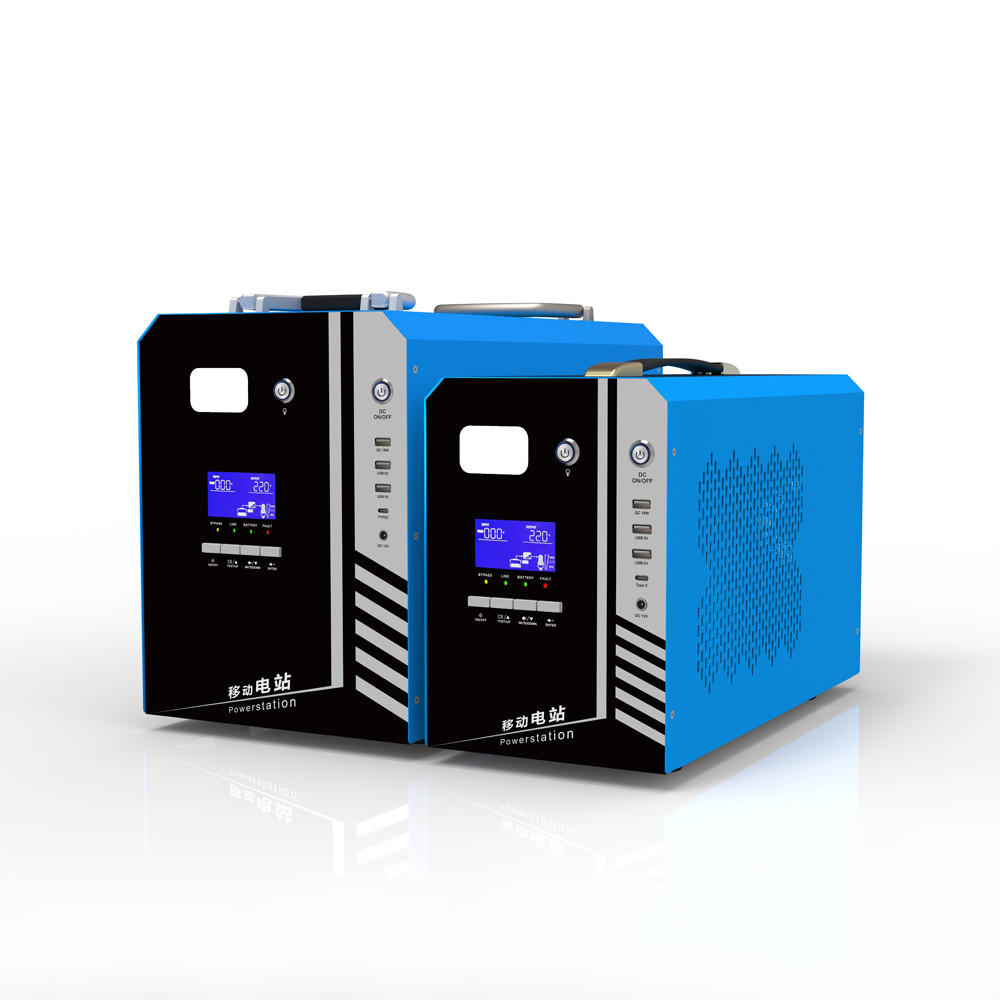 High Frequency 2KVA Outdoor Portable Power Supply Li ion battery