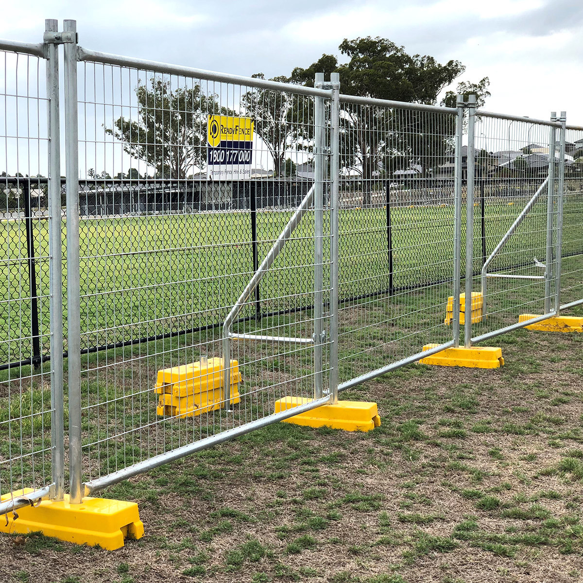 Hot Galvanized Mesh Fence Panels Mobile Outdoor Temporary Construction