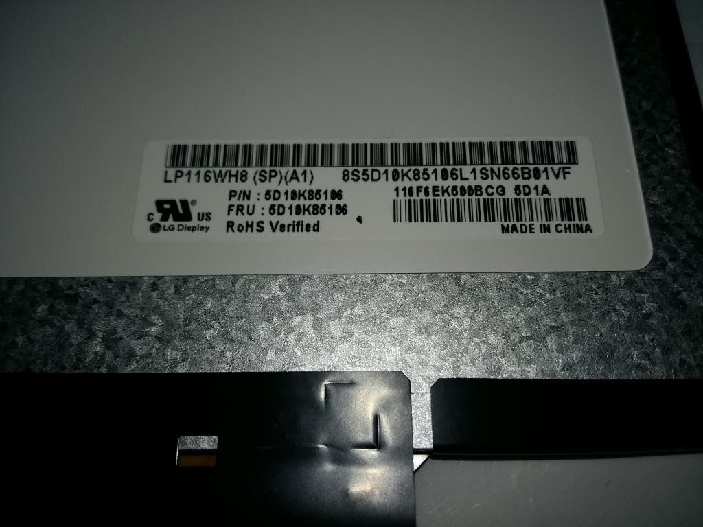 LP116WH8-SPA1 LG Display 11.6" 1366(RGB)×768 250 cd/m² INDUSTRIAL LCD DISPLAY