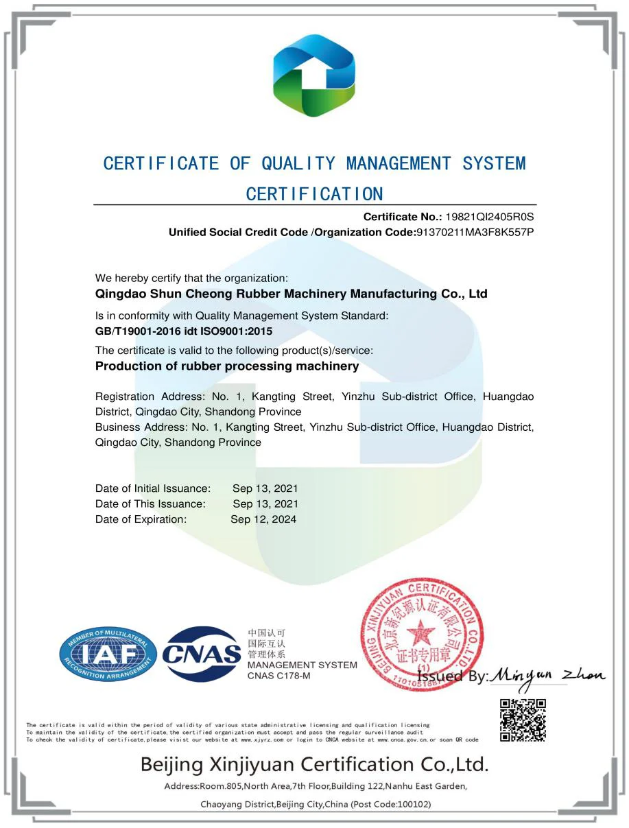 High - Performance Waste Tire Processing Machine - B - Type Rubber Cracking Machine
