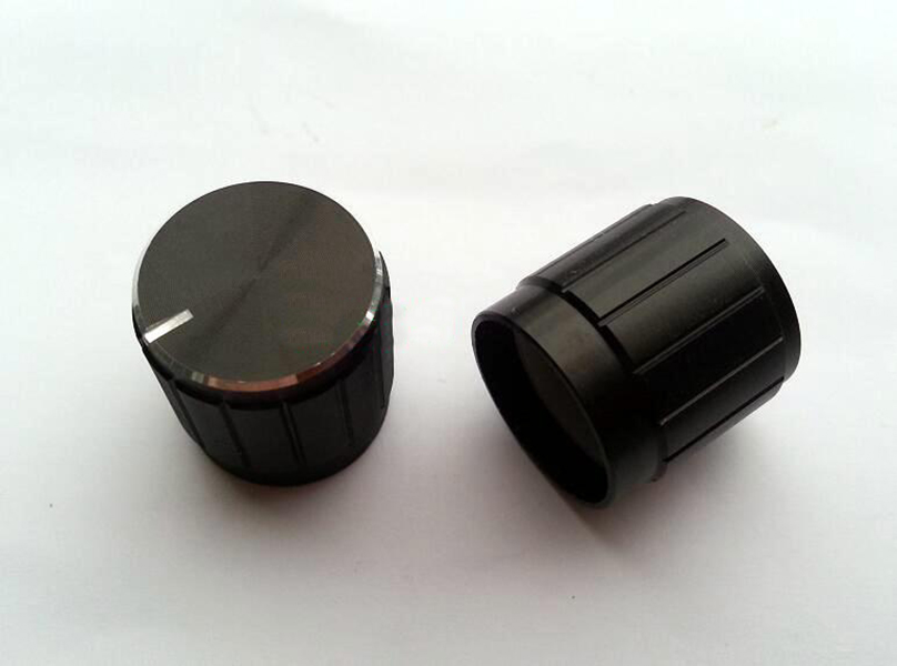 Guitar AMP Volume Knob  D15mm H10mm White Set Pointer knobs FR Guitar Amp Effect Pedal Cabinet