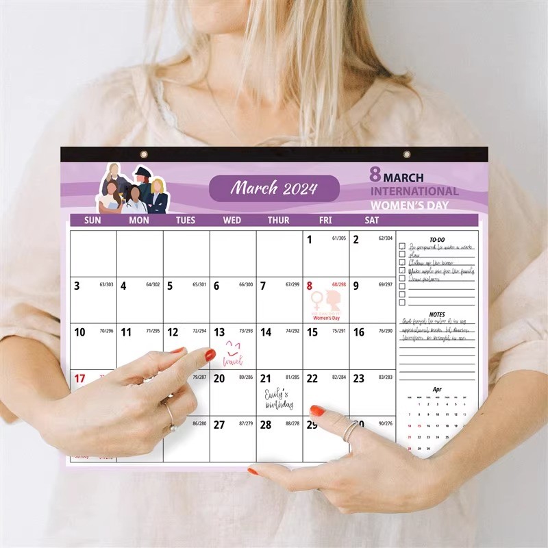Customizable Personalized Calendar Printing with Monthly View and US Holidays