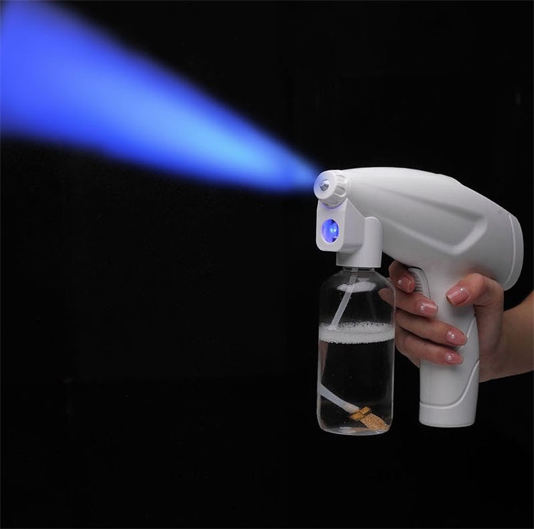 Ouchscreen Mini Atomizer Disinfectant Spray Wireless Charging Air Sanitizer With Gear Adjustment