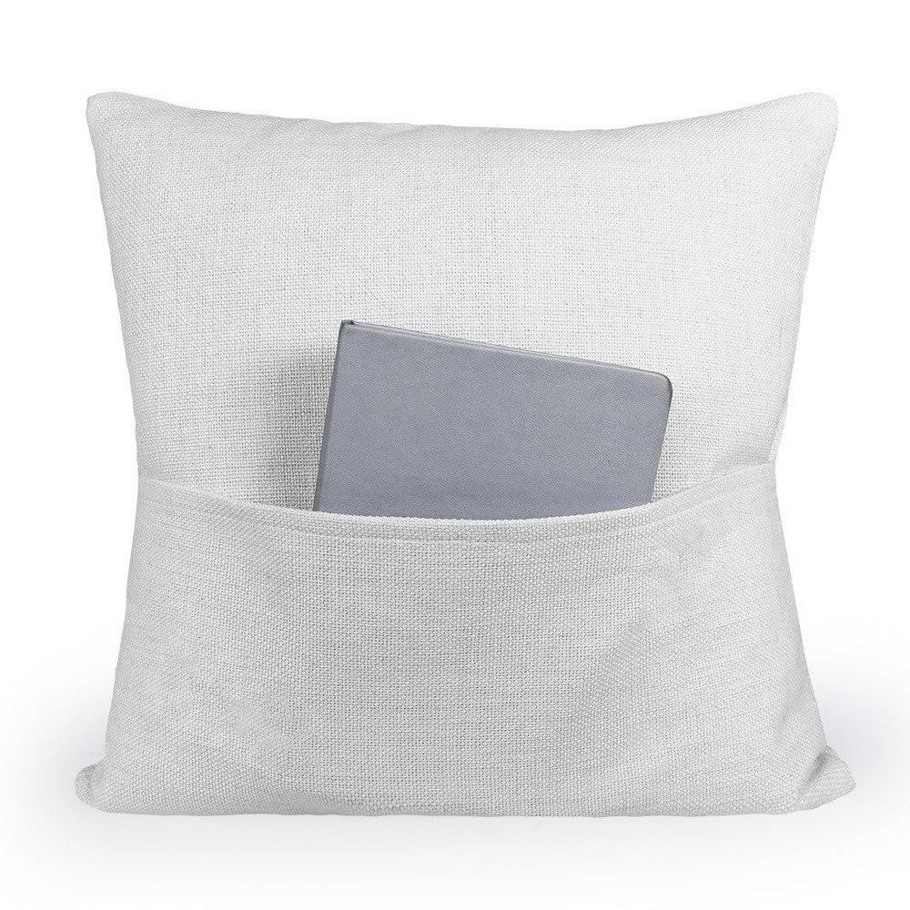 Soft Eco Friendly Linen Sublimation Blank Pillow Case Blank Pocket Cushion Covers