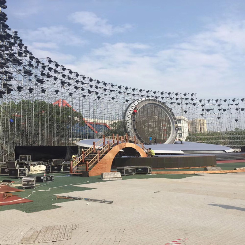 Ring Lock Mobile Steel Scaffolding for Construction Concert