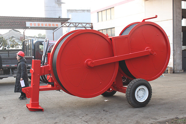 3200kg Overhead Line Stringing Equipment 30kn Hydraulic Puller Tensioner