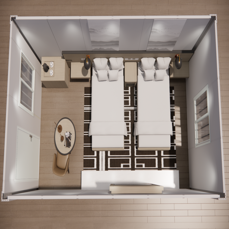 Customer Request Prefab Shipping Modular Container Homes Office Cabin House Waterproof