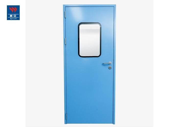Fireproof Steel Frame Biopharma Fire Doors For Hospitals