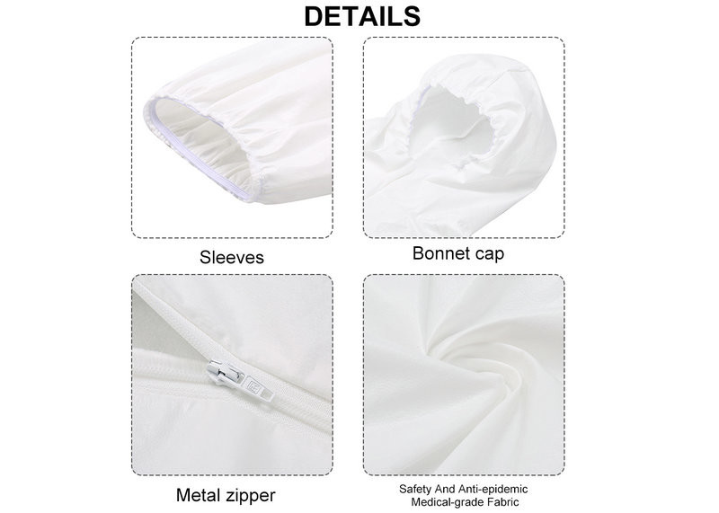 Antivirus Medical Protective Coveralls Disposable Protective Suit Against Germs