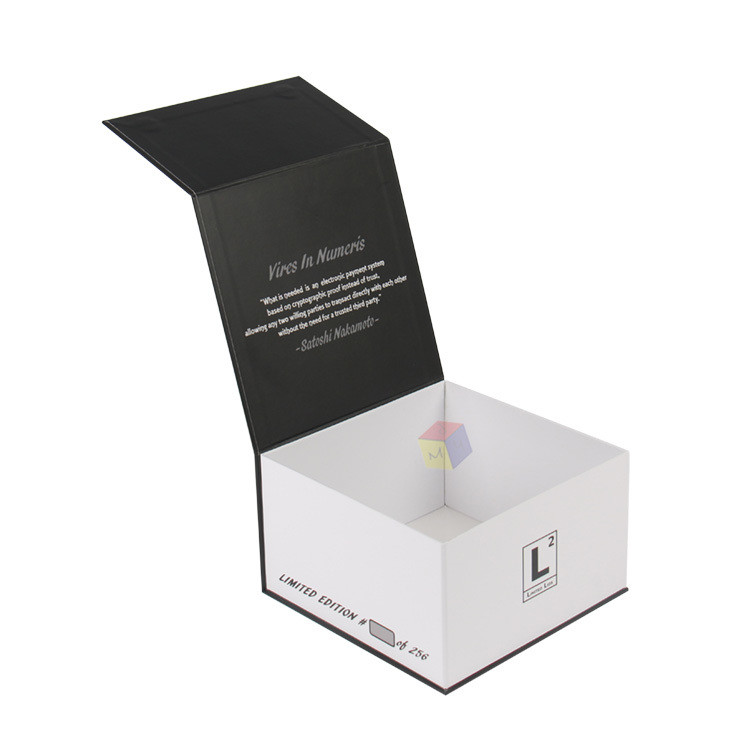 Magnetic Folding Hat Box Square Display Custom Hard Cardboard Uv Resistant