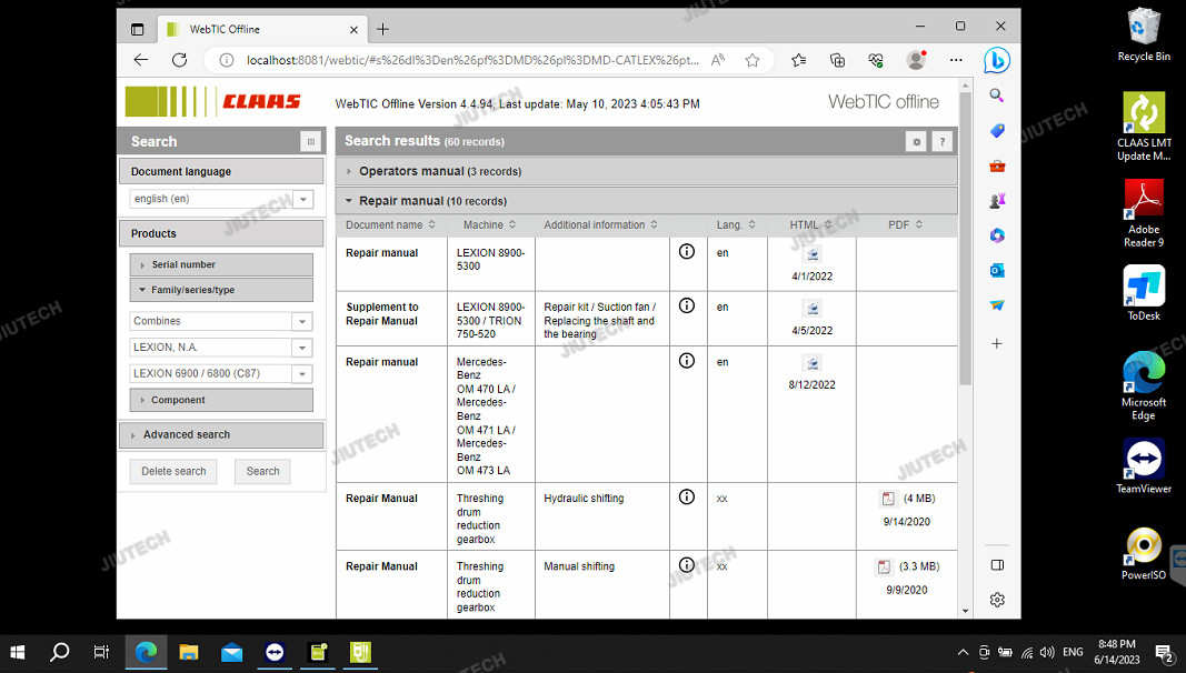 For Claas agriculture construction truck MetaDiag excavator For CLASS diagnostic tool Support Protected Parameters
