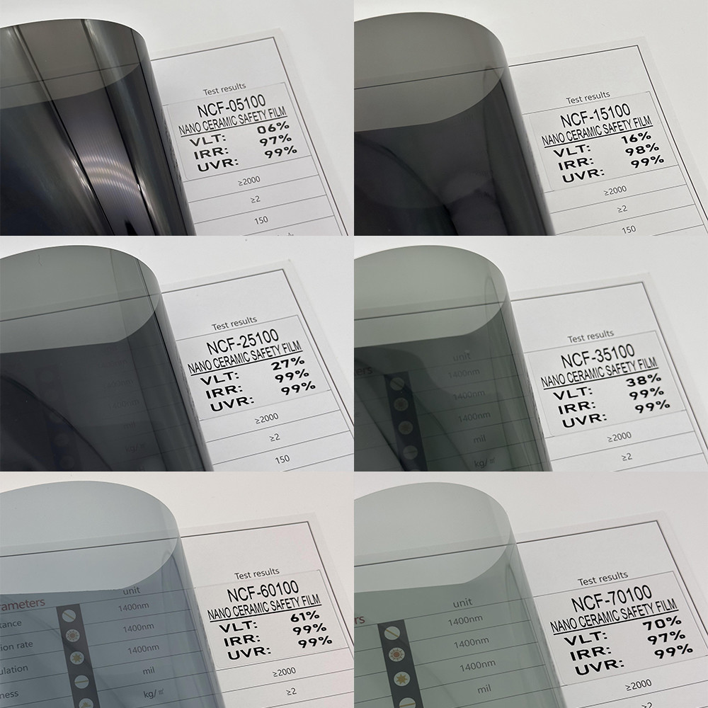 High Privacy Nano Ceramic Window Film UV Rejection NASIDO NCF-35100