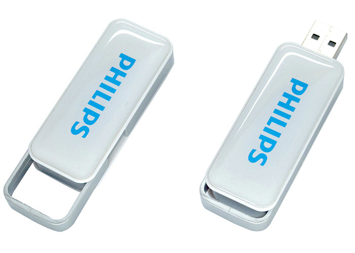 Silk Printing Logo Usb Stick Drive Metal Housing Lightweight Easy Carry