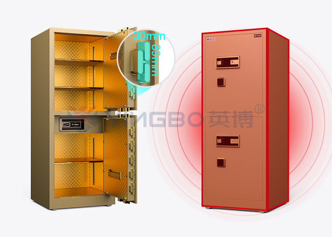 Dual Alarm Solid Steel Large Luxury Smart Home Safe Box YB/RS-150D