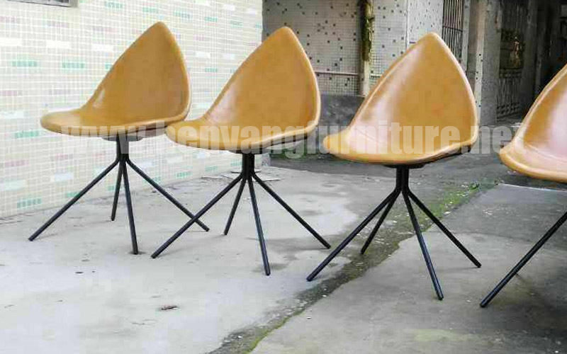Replica Boconcept Ottawa chair by Karim Rashid, wax leather ottowa chair