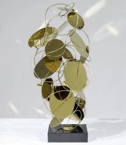 Buy cheap Sweet Design Modern Luxury Stainless Steel Rose Gold Floor Sculpture For Decor product