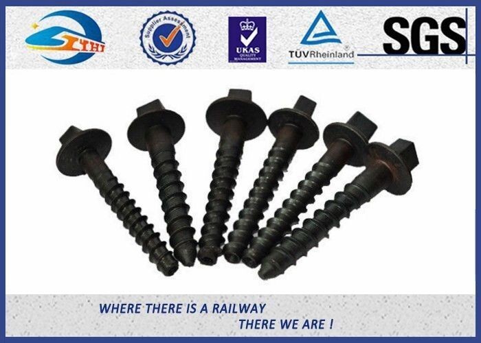 Railway Sleeper Fixing Black Oxide Screws UIC864-1 NF F500-50 Standard