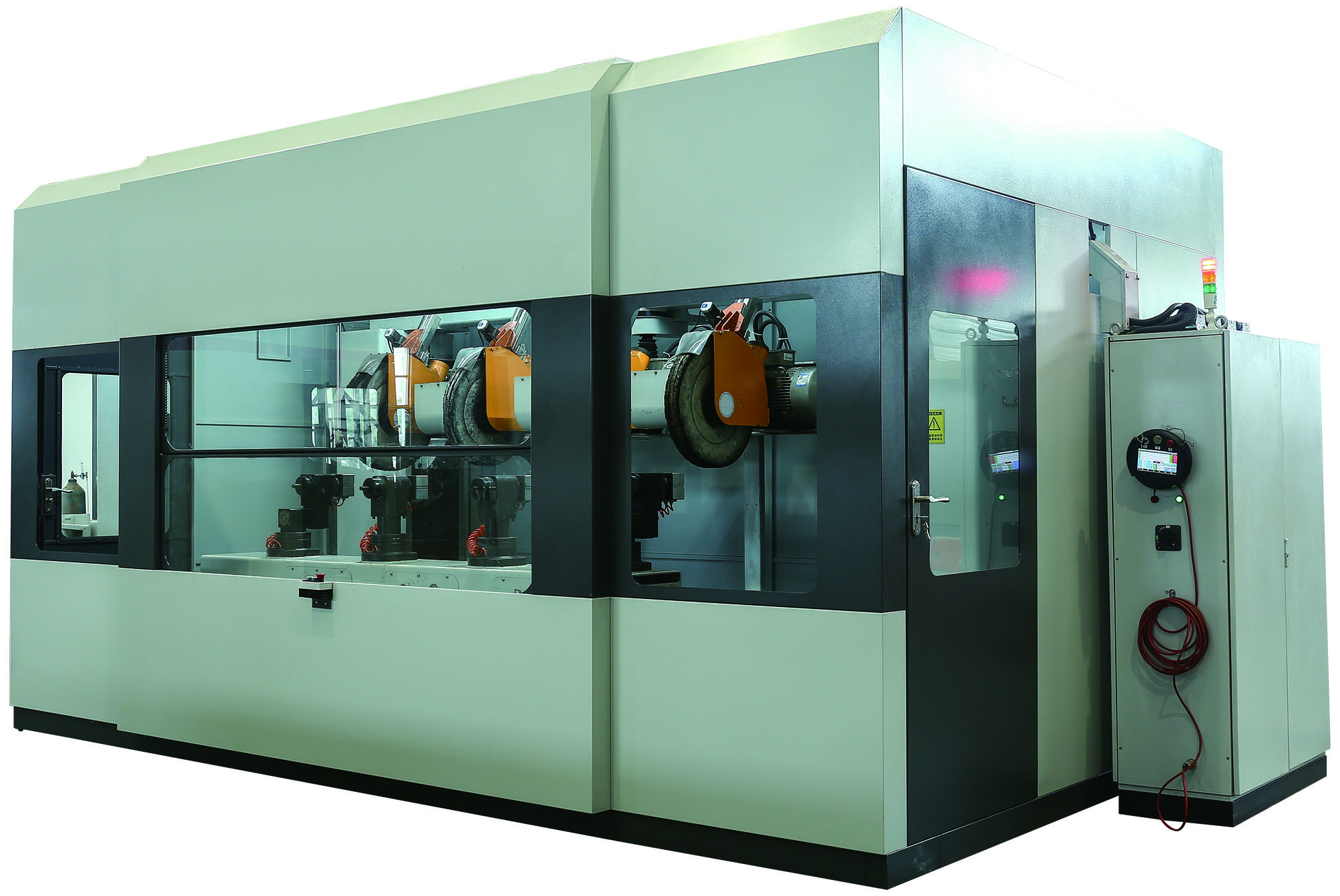 17KW Metal Polishing Machine PLC Control Drum Polish Machine For Aluminum
