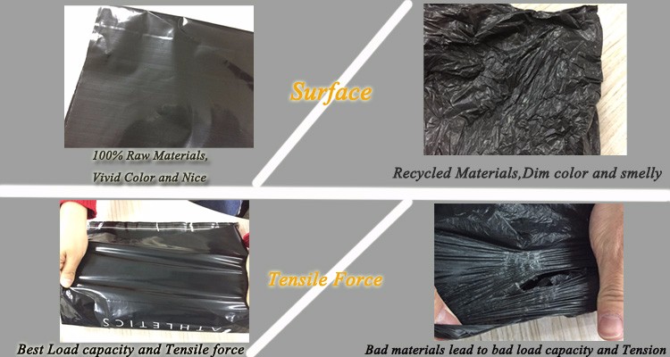 LDPE Plastic Bag Logo Printing Plastic die cut poly handle bag