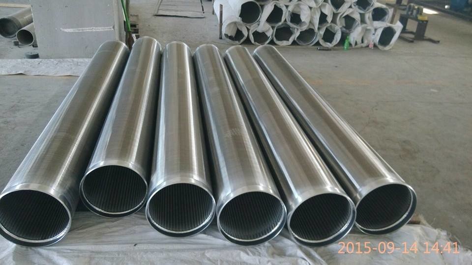 Wedge Wire Screen Tube / Dewatering Well Screen / Johnson Screen Pipe / Stainless Steel Slot Screens / V Wire Screens