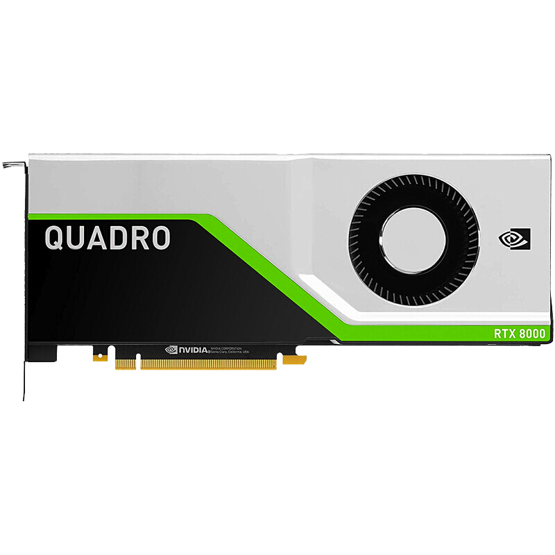 RTX8000 Advanced Graphics Card 12nm Chip Process and DisplayPort Outputs for Superior