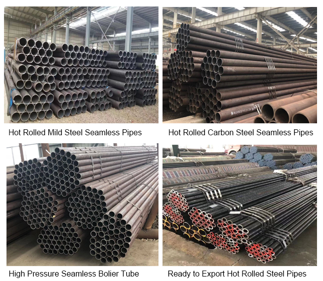 6 Inch SCH40 Hot Rolled Carbon Steel Seamless Pipes