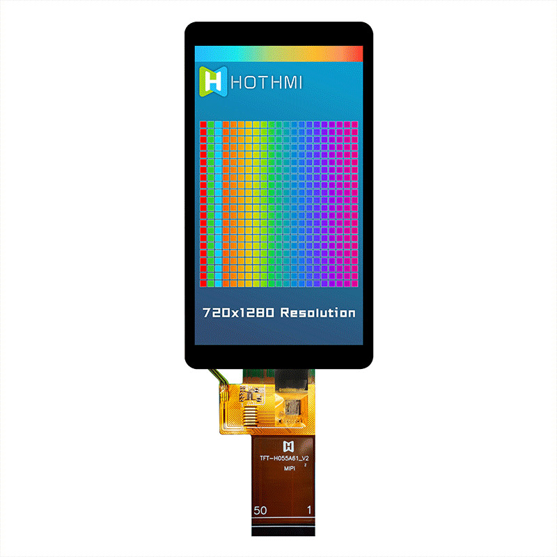 5.5 Inch 720x1280 TFT LCD Module IPS Display High Brightness Pcap Monitor