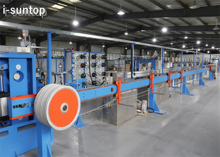 8KVA Horizontal Cable Accumulator Fiber Optic Cable Machine For Sheathing Line