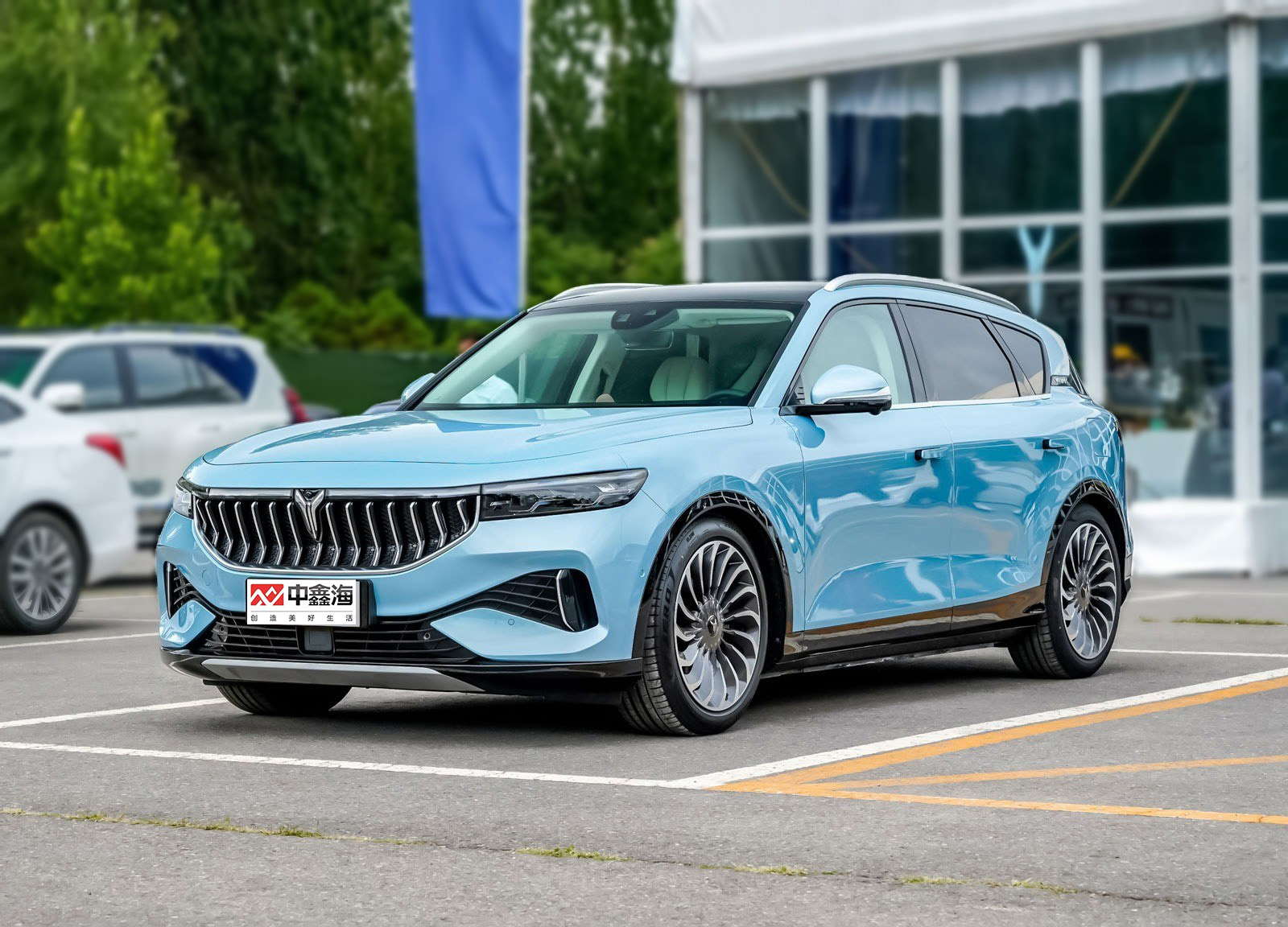 Luxury motorized vehicles china electric four wheel automobiles vehicles VOYAH FREE 2021 four-wheel drive pure electric version