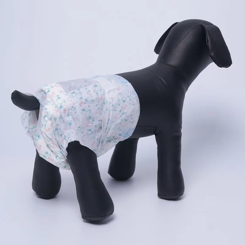 FDA Certified Disposable Pet Diaper Male And Female Puppy Cat Diaper Customized Logo