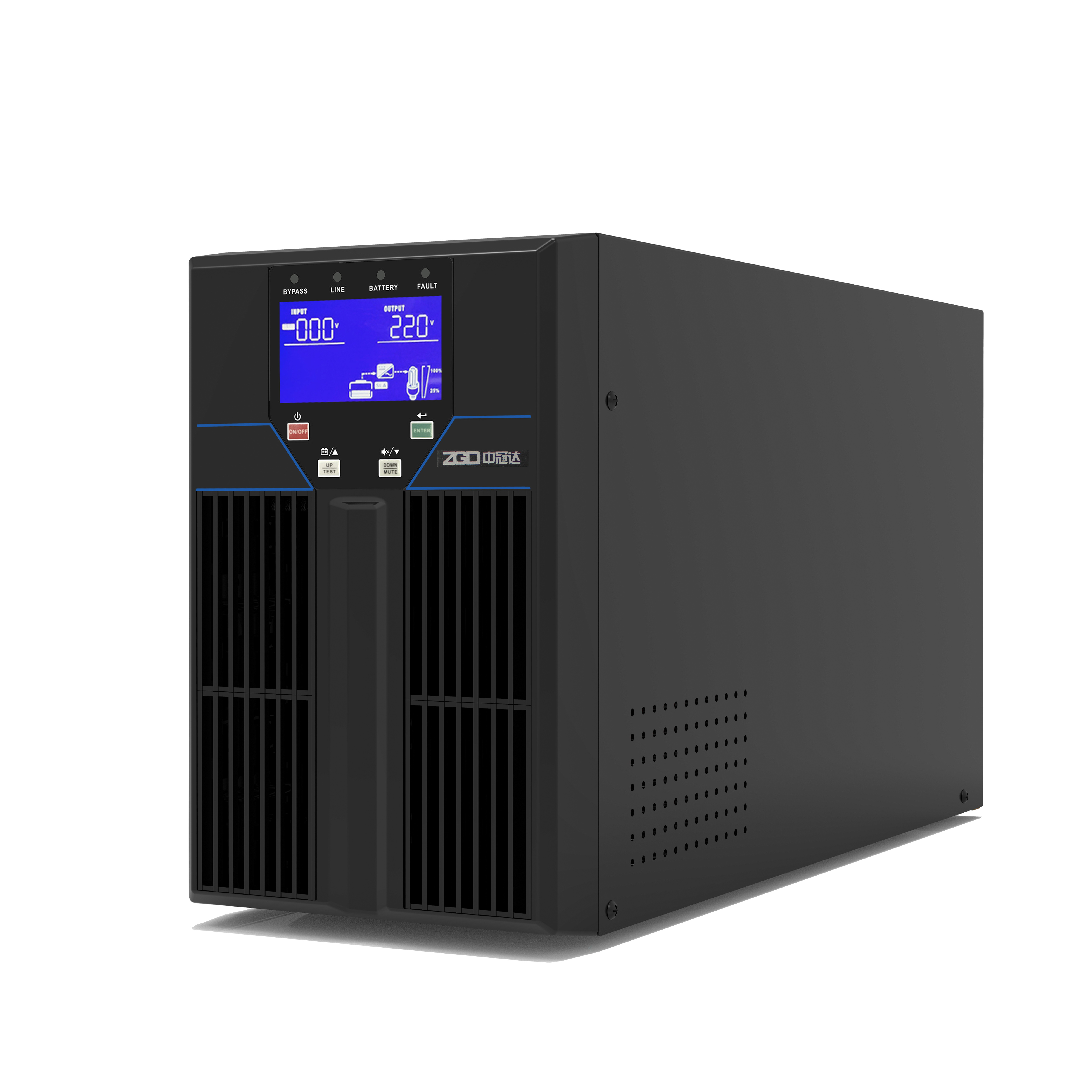 Double Conversion 2.4kW 3kva Smart Ups Data Center Ups System