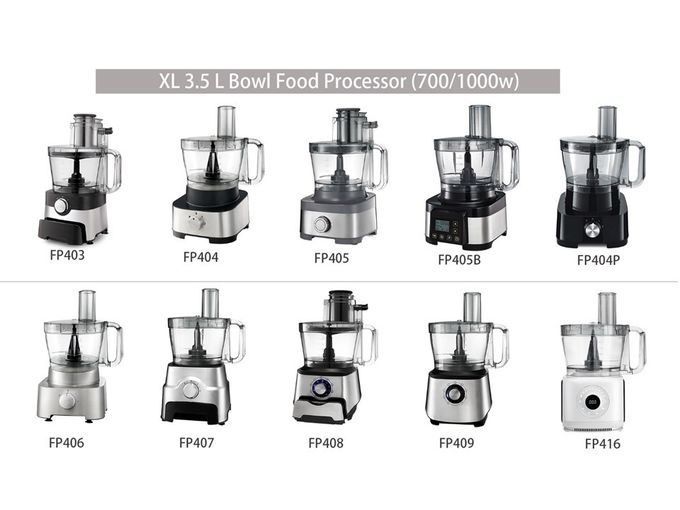 750W 2.0L FP415 Stainless steel compact food processor