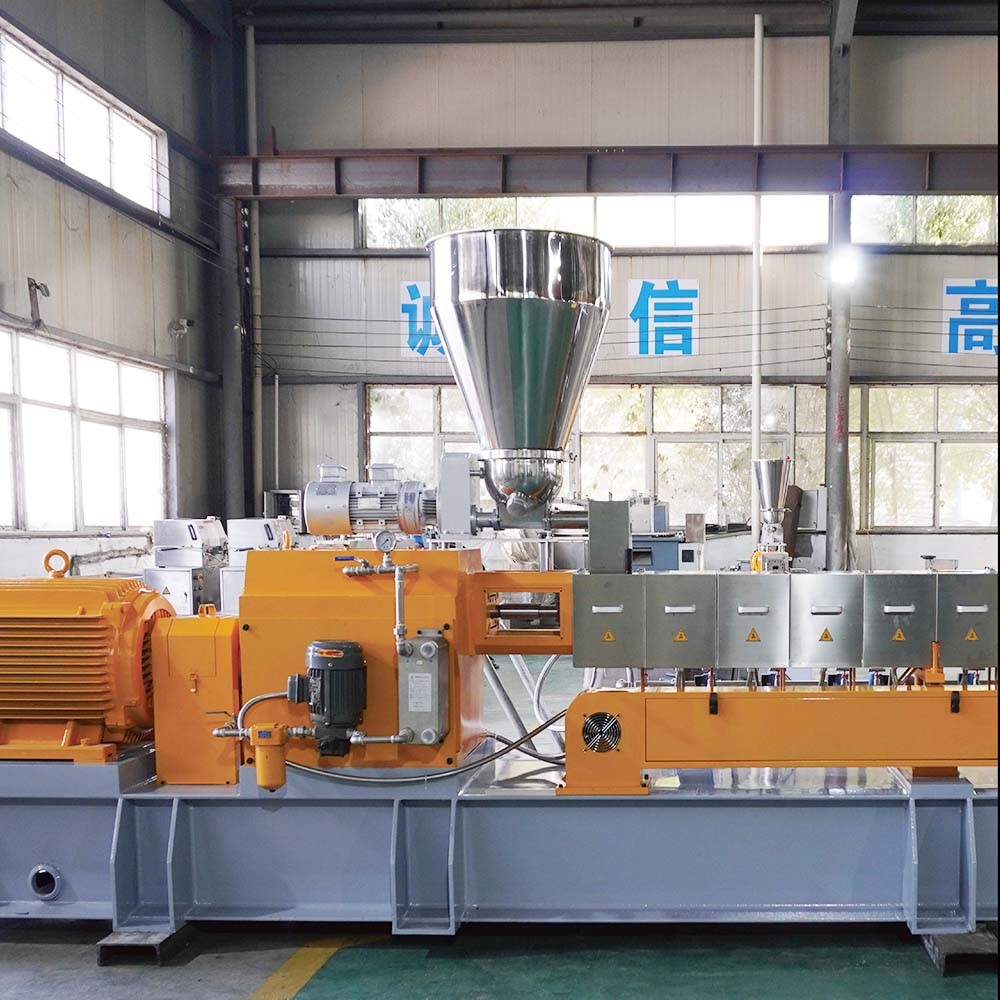 PBS PBAT Biodegradable Granulator PLA+Corn Starch Production Line Customizable Size