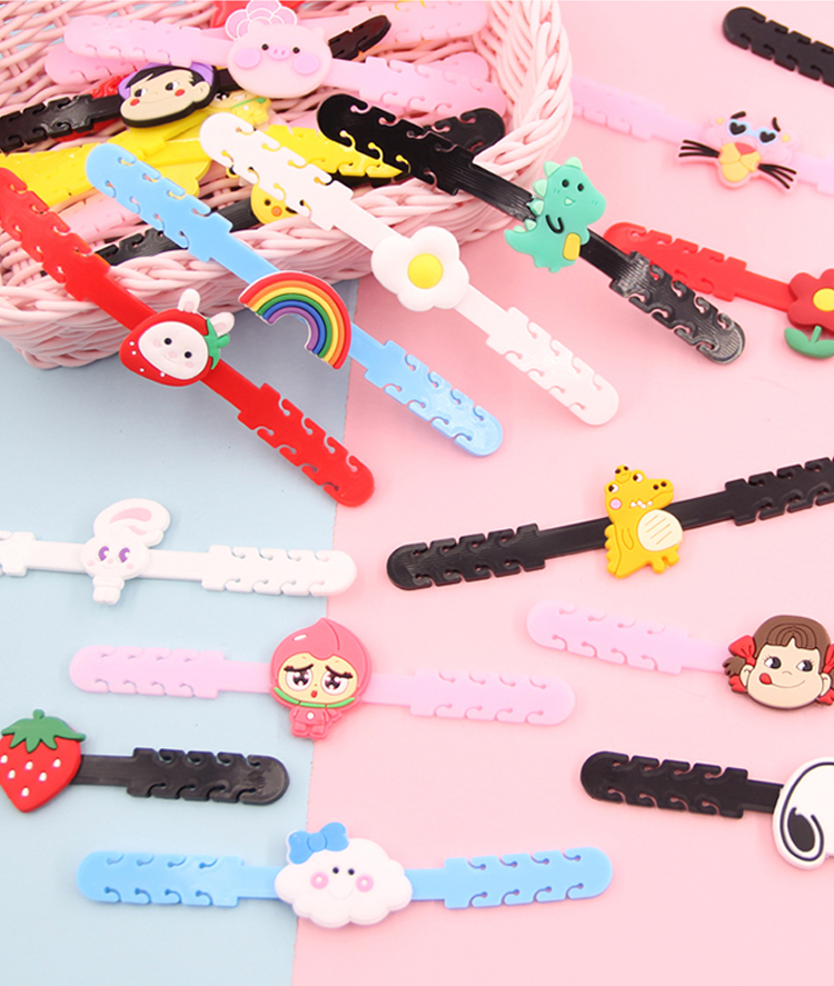 Children's Cute Silicone Face Cover Protect Ear Hook Ear Grips Prevent Earache Lovely Extension Hook