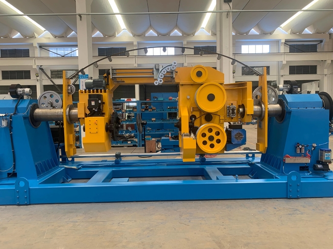 1600 double twist buncher with boosted productivity for 19 core stranding process