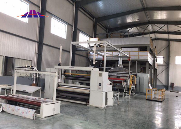 multi three beam sss Spunbond Nonwoven Fabric Machine for hyiene adult and baby diapers