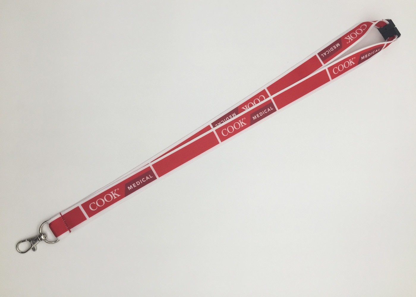 Custom Dye Sublimation Lanyards with the picture of space travel and split ring
