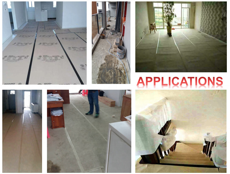 Temporary Construction Floor Surface Protection Cardboard Paper Roll