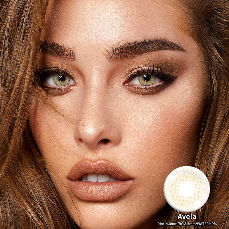 KSSEYE Lightly Tinted Daily Colored Contacts For Cosplay Costume Wedding