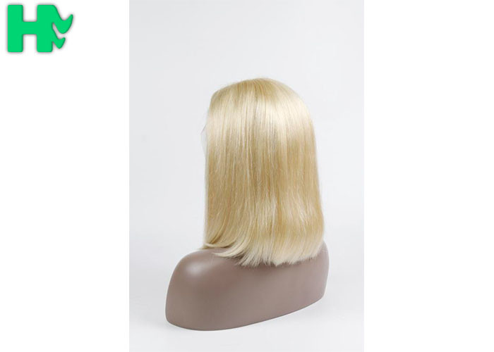 #613 Virgin Natural Human Hair Wigs , 13*4 Front Lace Short Bob Wigs