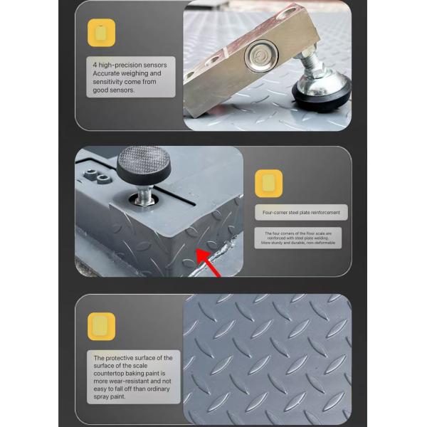 High Quality Carbon Steel 5 Ton Cattle Weighing Scales Industrial Electronic Balance Platform Floor Weighing Scales for Sale