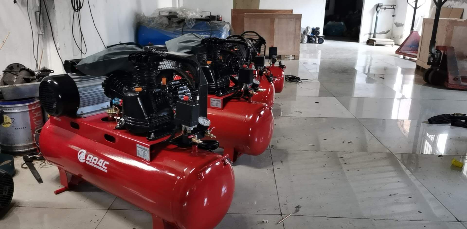 AA4C Vertical Piston Air Compressor 80Gallon 300L 10HP 7.5KW 12.5 Bar Air Source