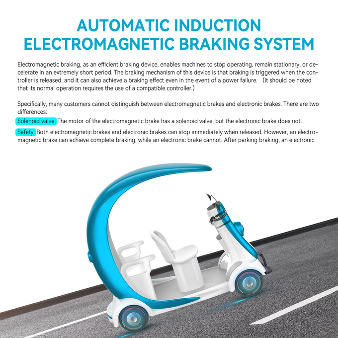 50-55km Electric Sightseeing Car Sightseeing Trains Waterproof Hill Climbing