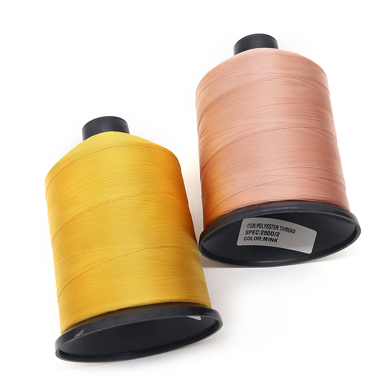 450g High Tenacity Tex135 420D/3 Polyester Leather Sewing Thread with High Strength