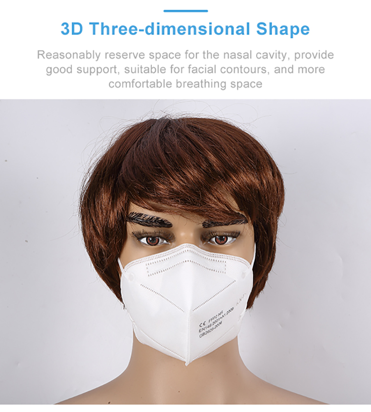 BFE≥ 95% FFP2 Disposable KN95 Face Mask for Public Place
