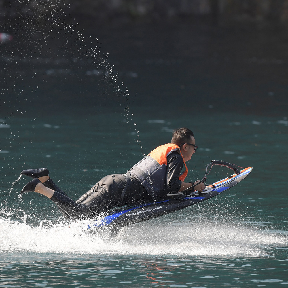 10KW Electric Jet Surfboard Max Speed 60km/H 1800*600*150 Mm
